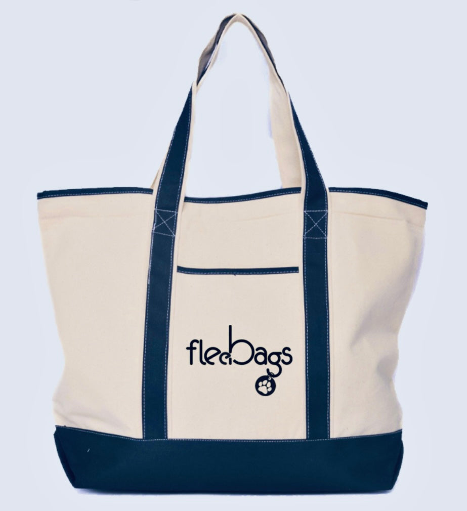 Canvas tote ('Fleebags' original)